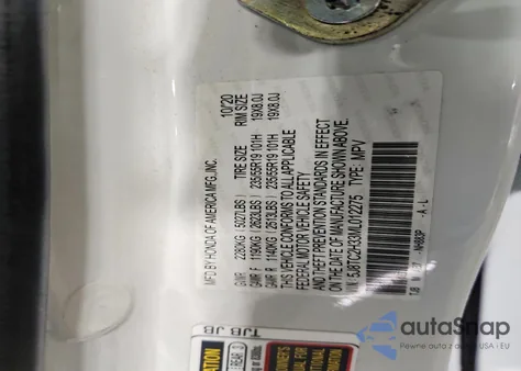 2021 Acura Rdx from USA, damaged, VIN 5J8TC2H33ML012275